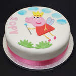 peppa pig theme cake