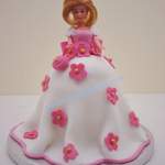 pink doll cake from  £ 45