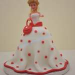 red dot doll cake from  £45
