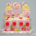 sweet candy cake £60 (8")